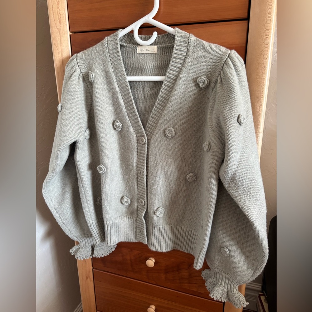 Rylee + Cru embellished cardigan sweater